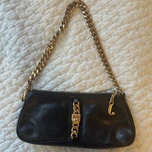 Vintage leather juicy couture y2k baguette purse